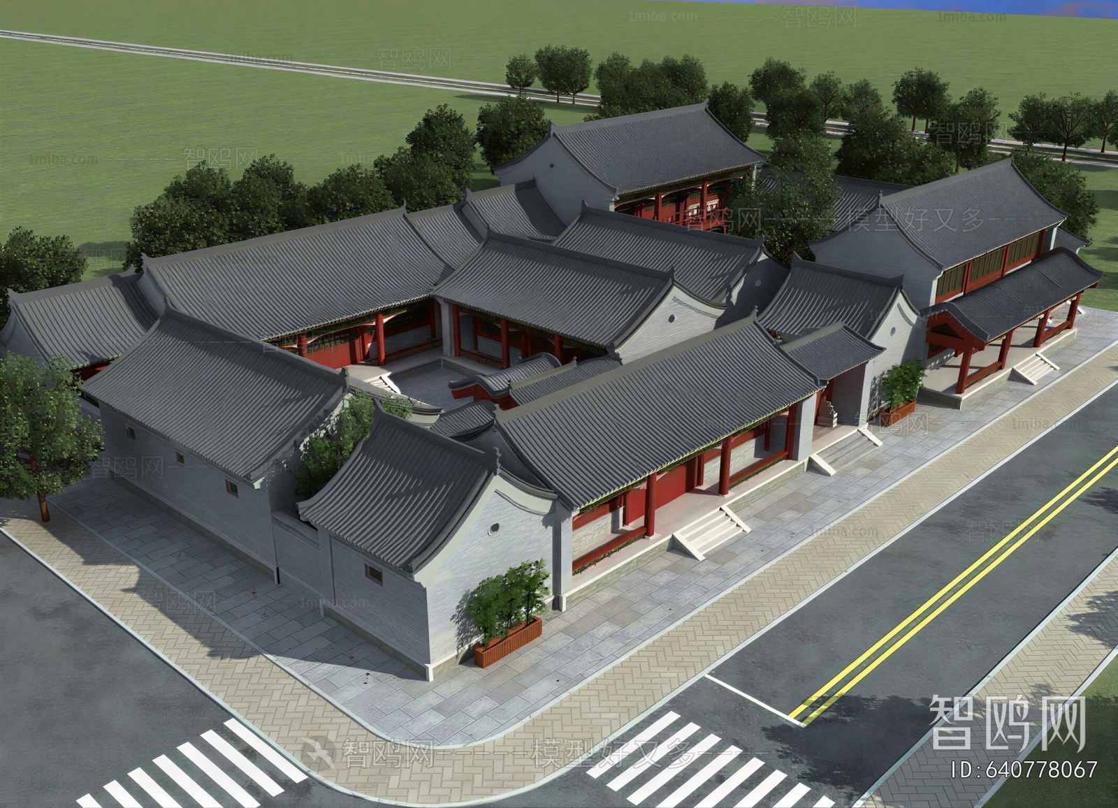 Chinese Style Building Appearance