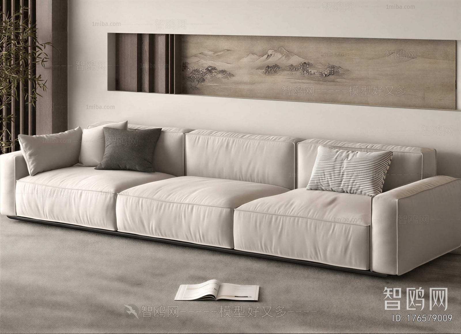 Modern Three-seat Sofa