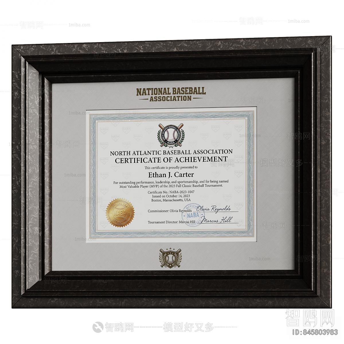 Modern Flag/badge/trophy/certificate
