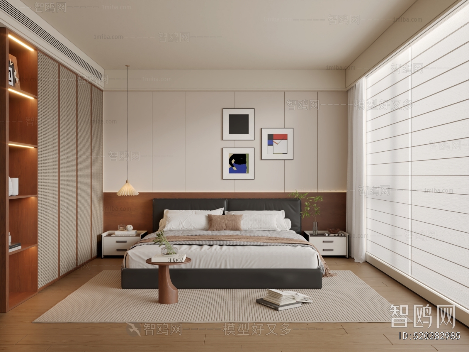 Wabi-sabi Style Bedroom