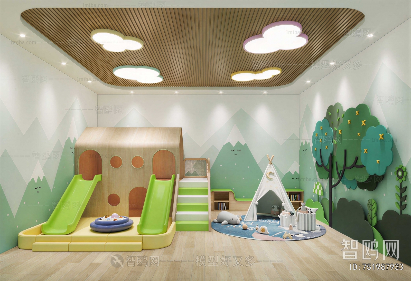 Modern Children's Playroom