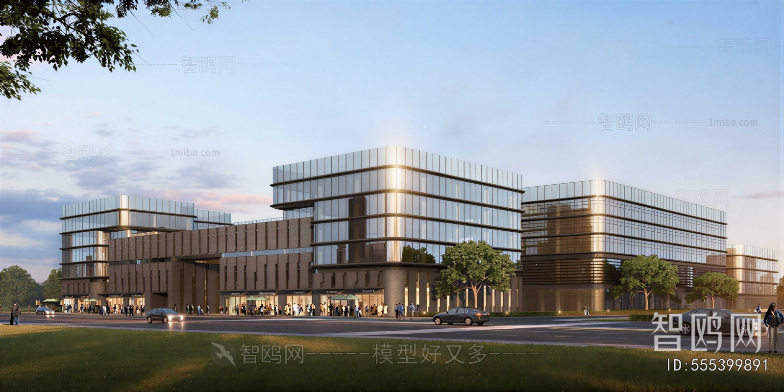 Modern Appearance Of Commercial Building