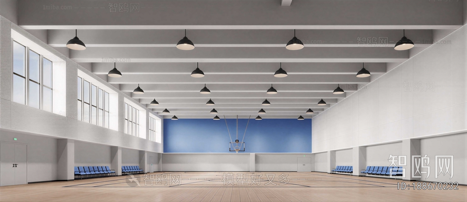 Modern Basketball Arena
