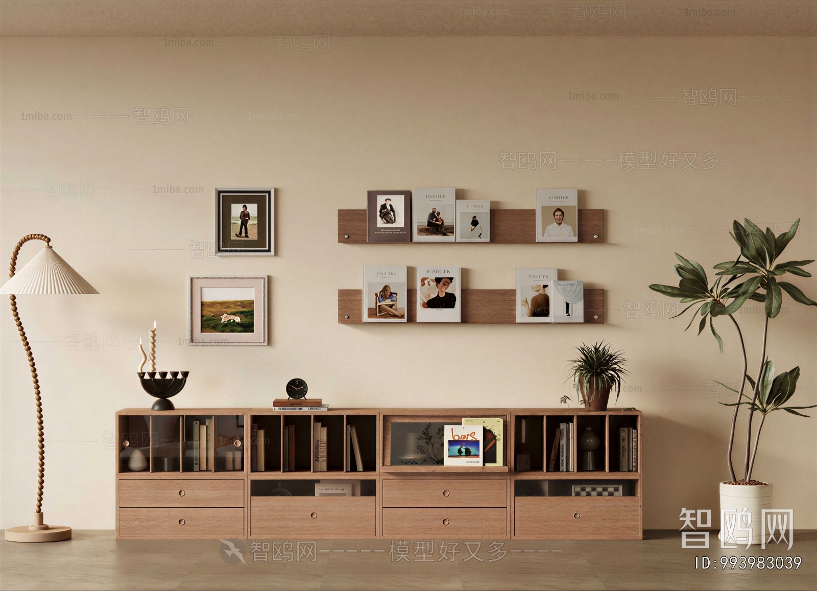Nordic Style Bookcase