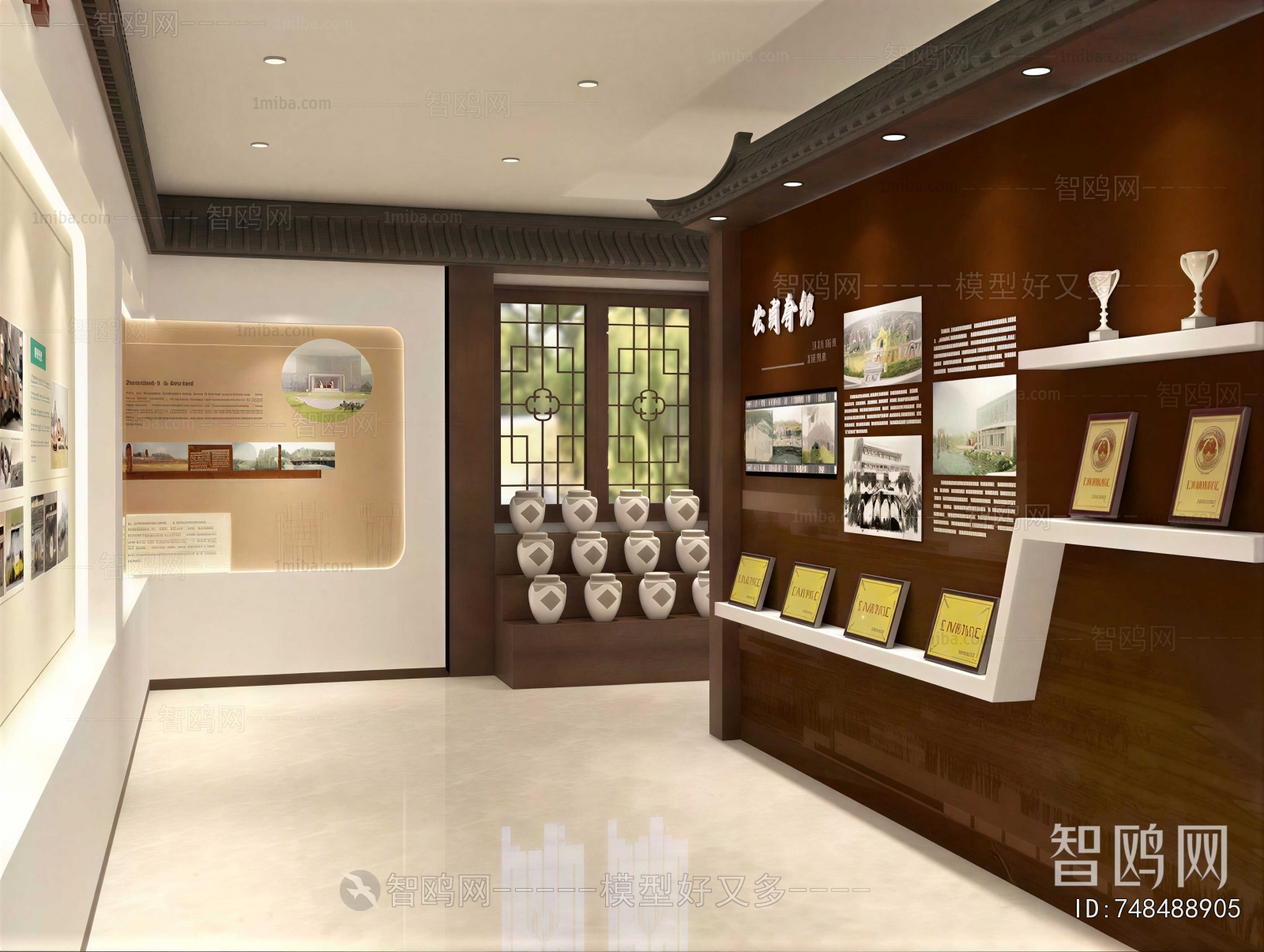 New Chinese Style Exhibition Hall