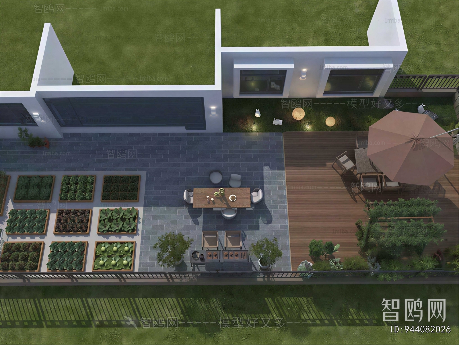 Modern Courtyard/landscape