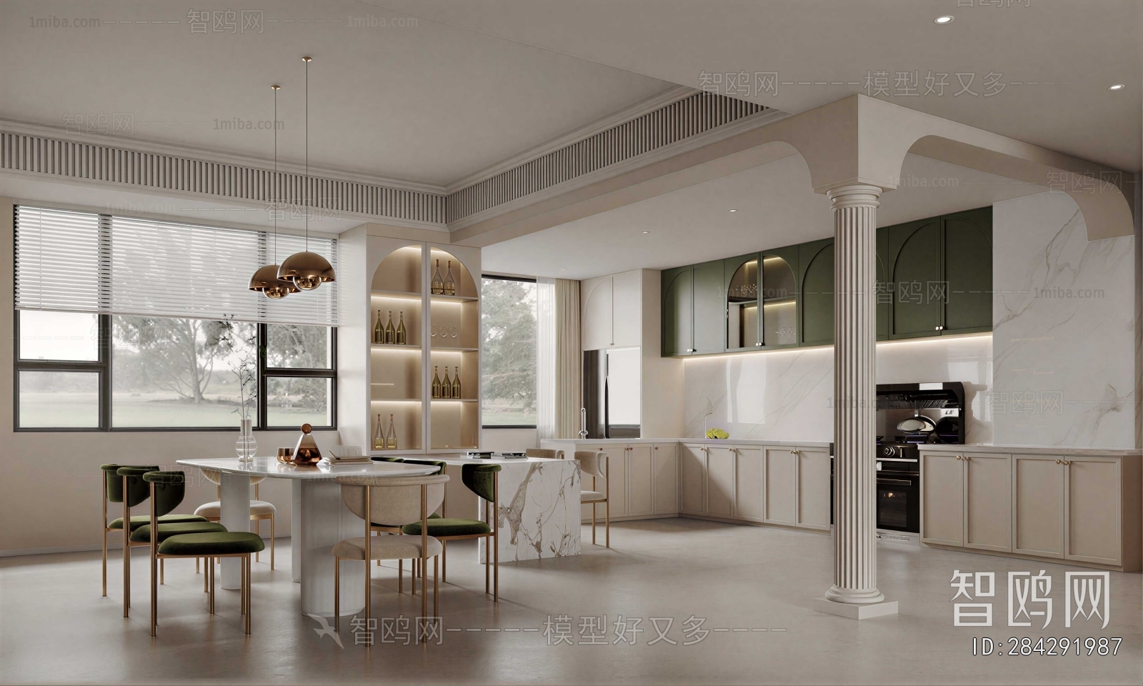 Modern Open Kitchen