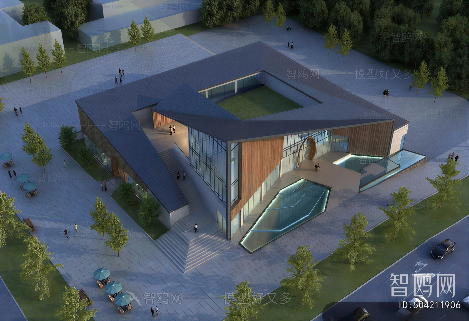 Modern Public Building