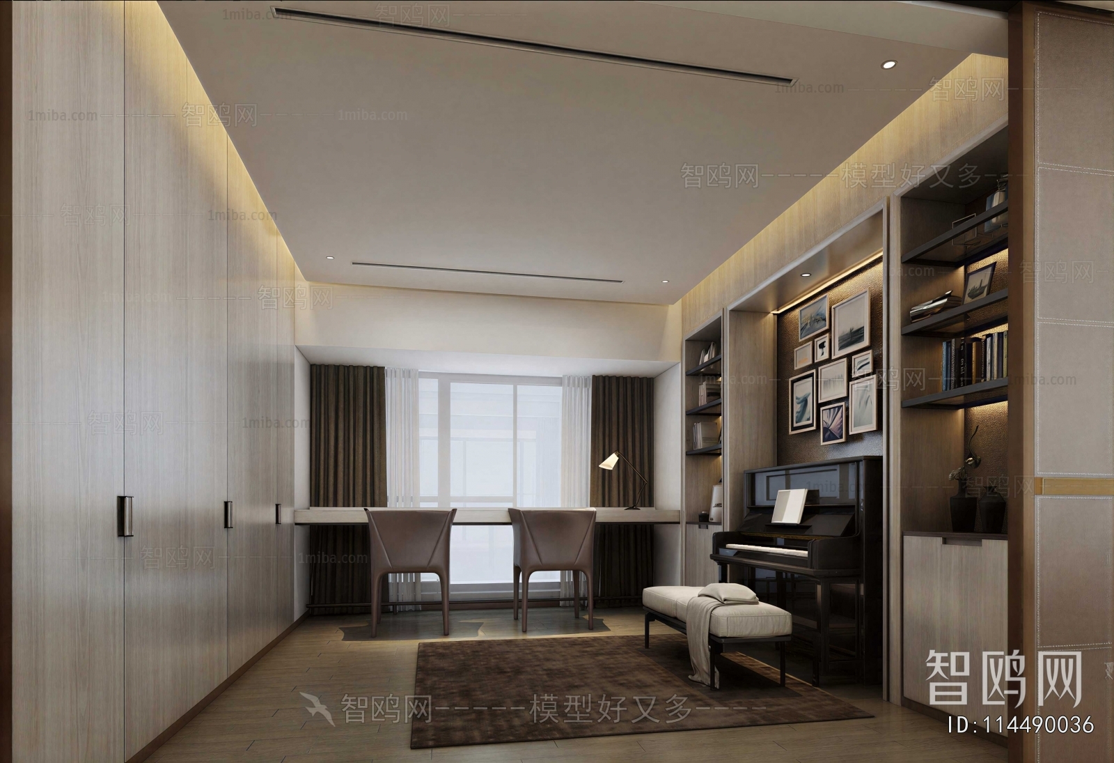 Modern Piano Room