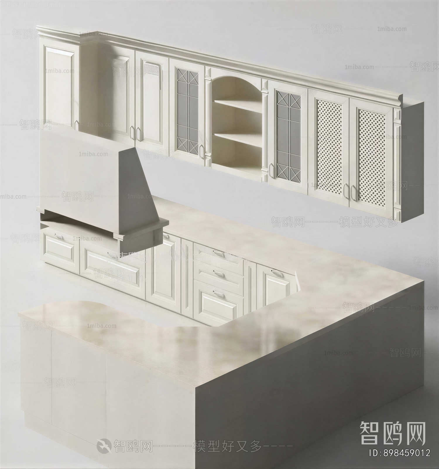 French Style Kitchen Cabinet