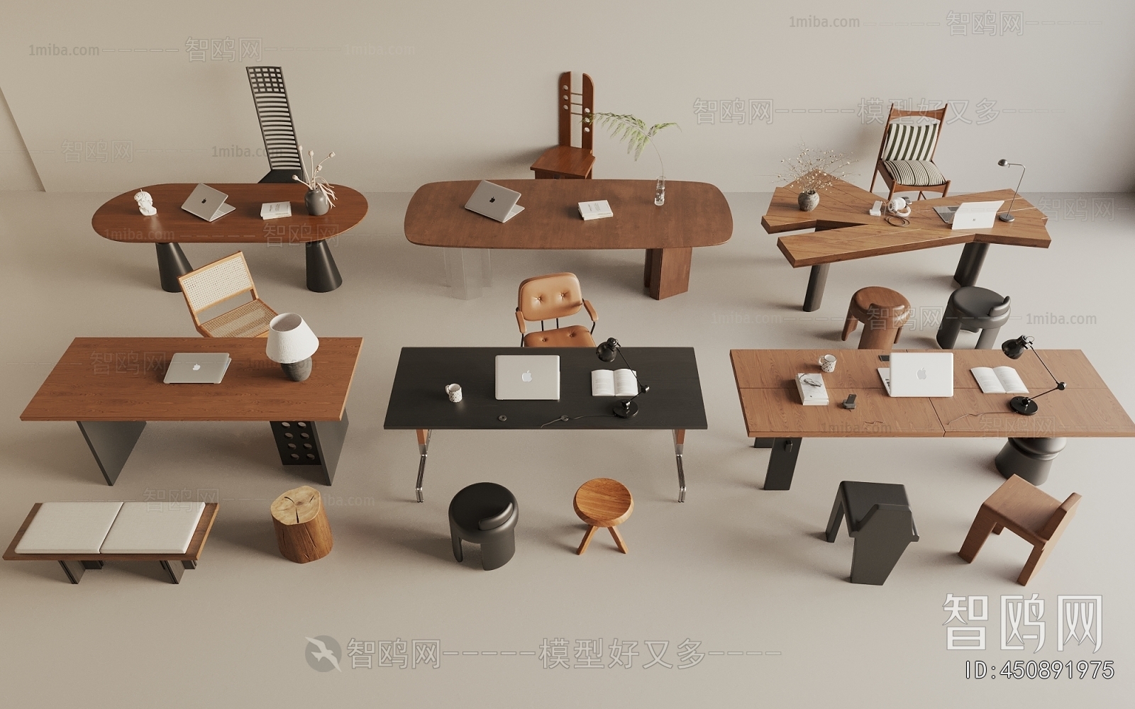 Modern Computer Desk And Chair
