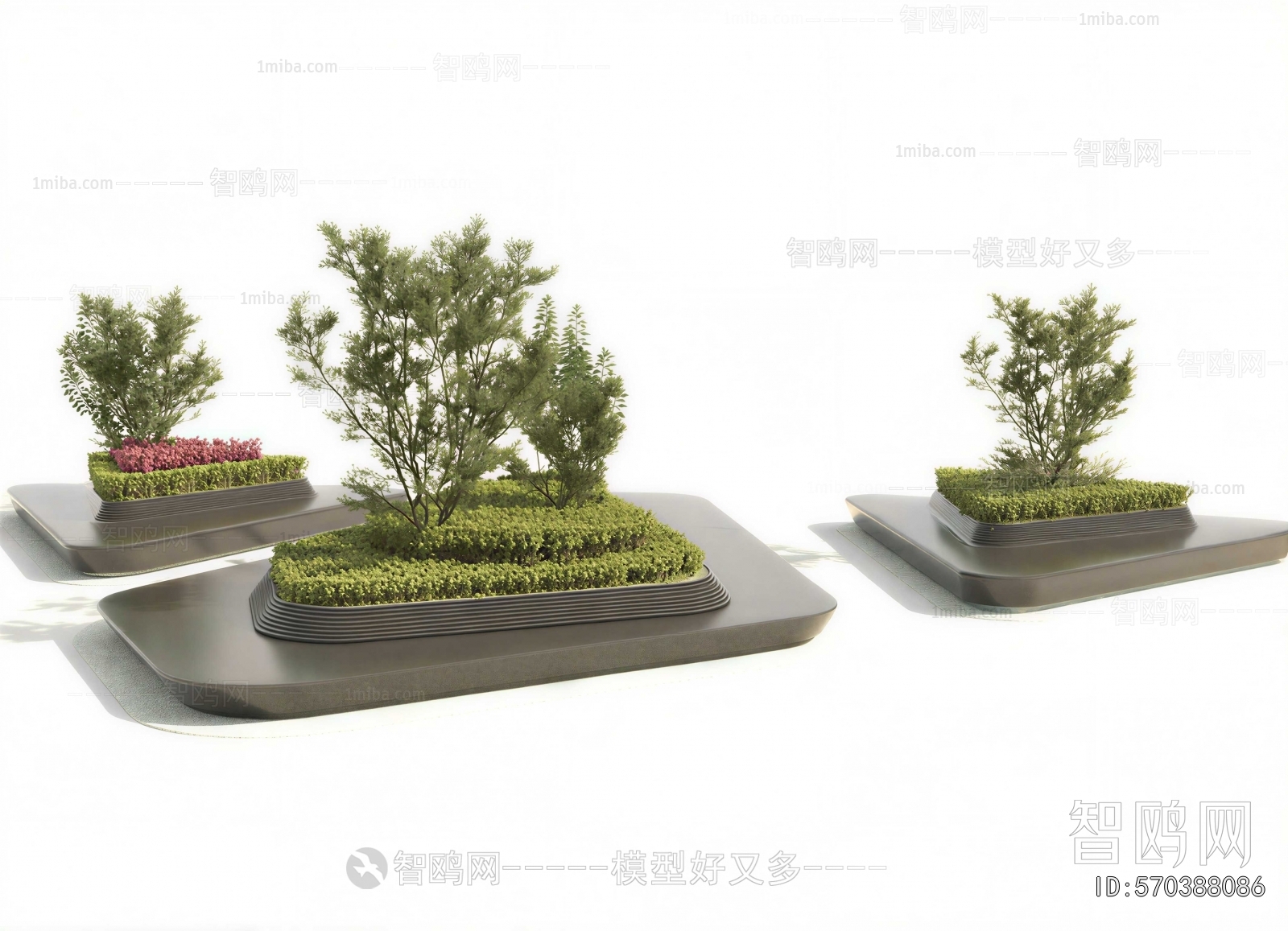 Modern Flower Bed, Flower Bowl, Flower Box