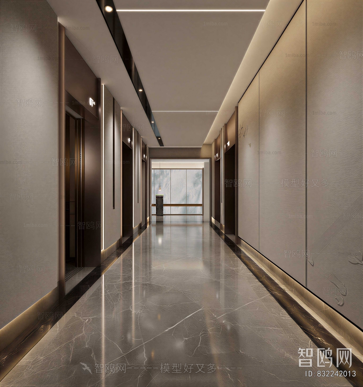 Modern Office Aisle