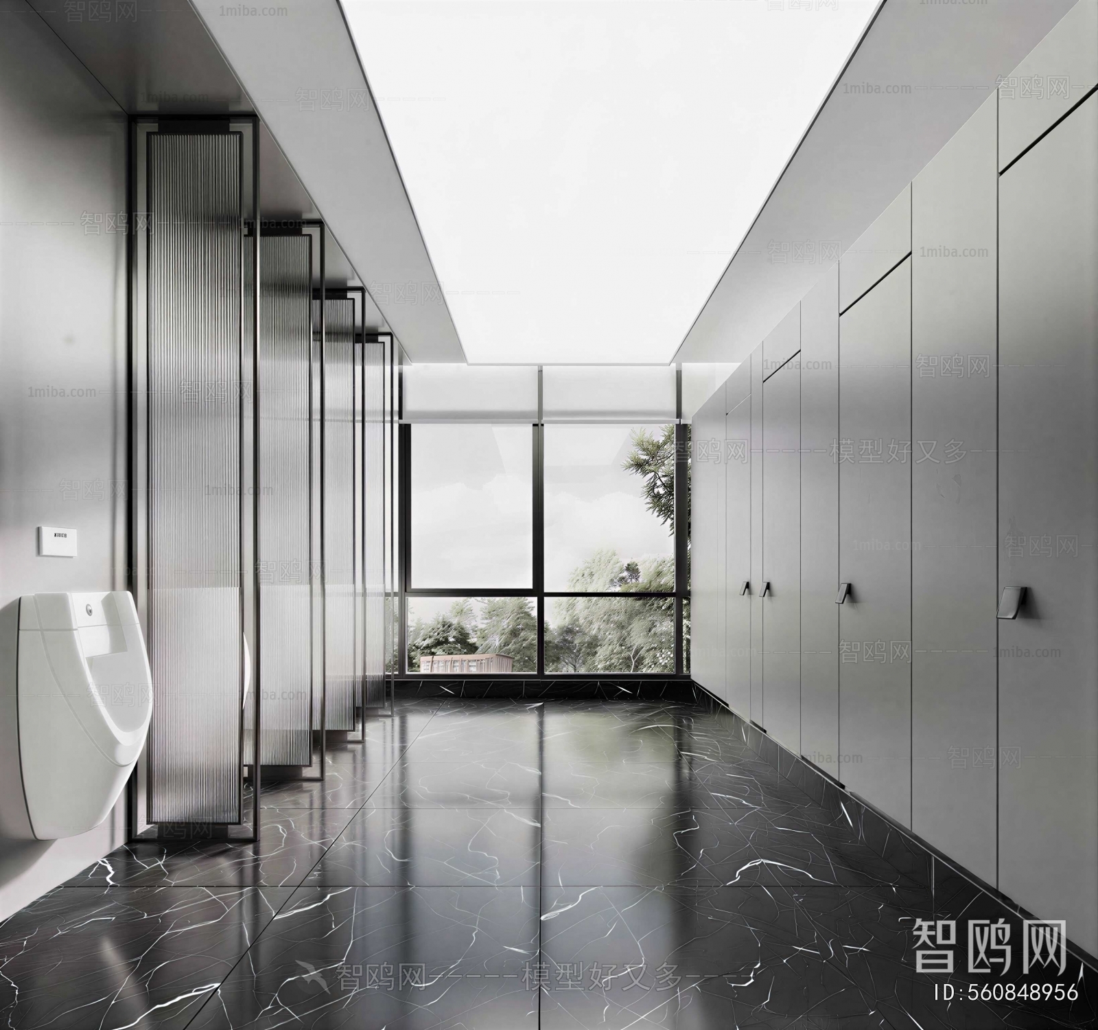 Modern Public Toilet