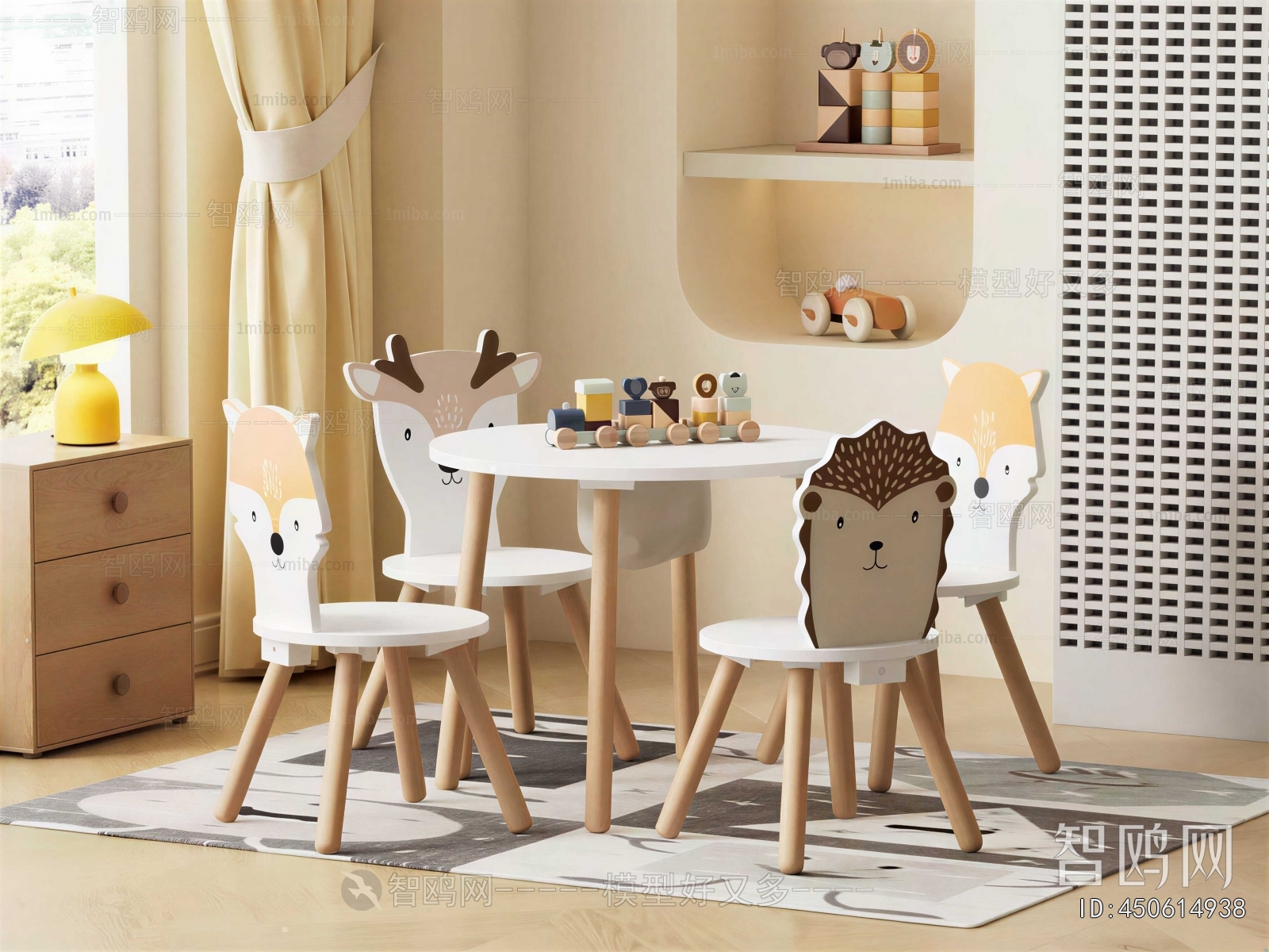 Modern Children's Table/chair