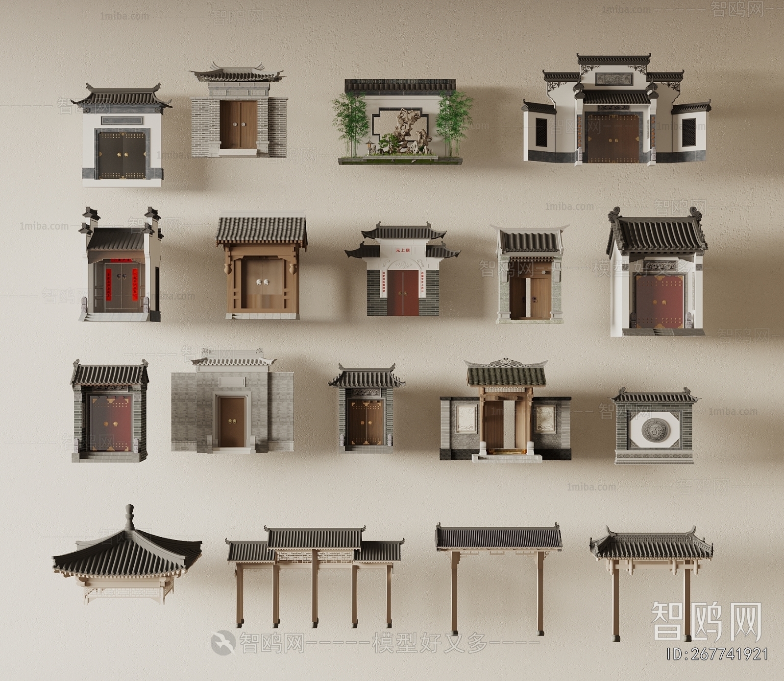 New Chinese Style Chinese Style Door