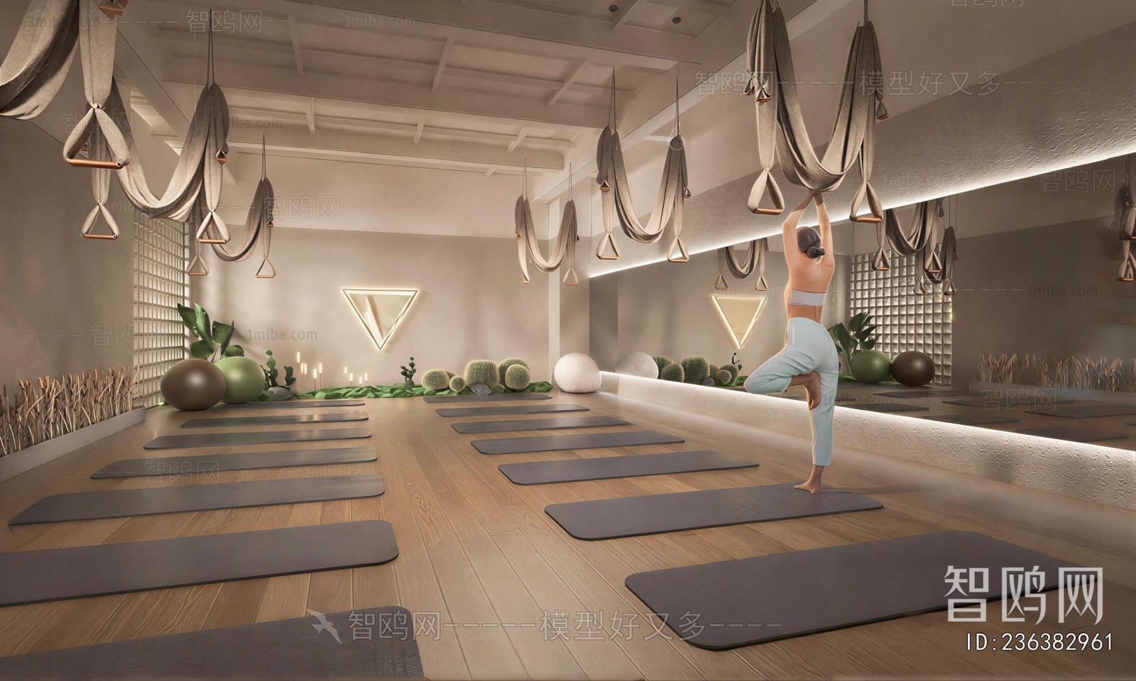Modern Yoga Room