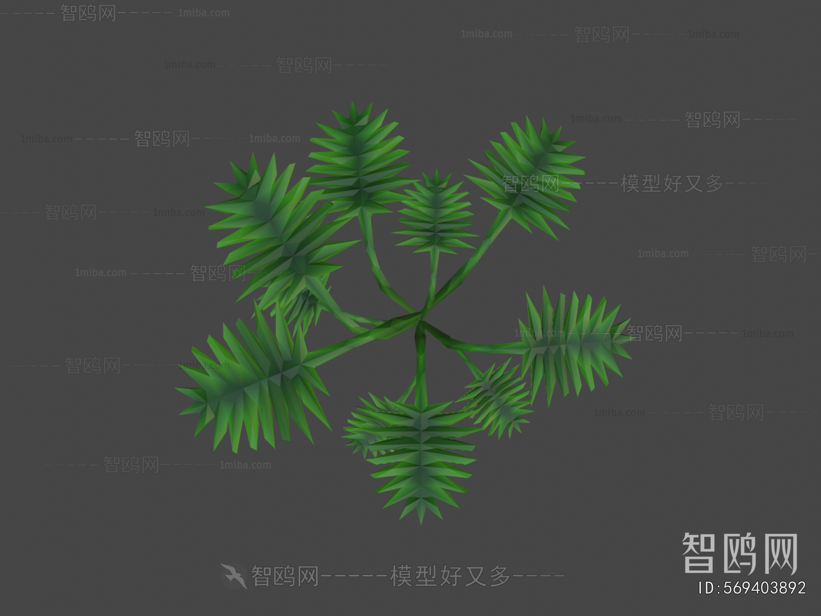 Modern Tree/shrub/grass