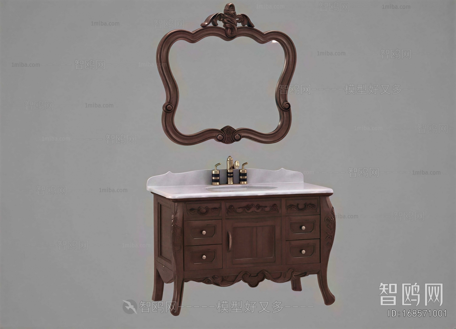 European Style Bathroom Cabinet