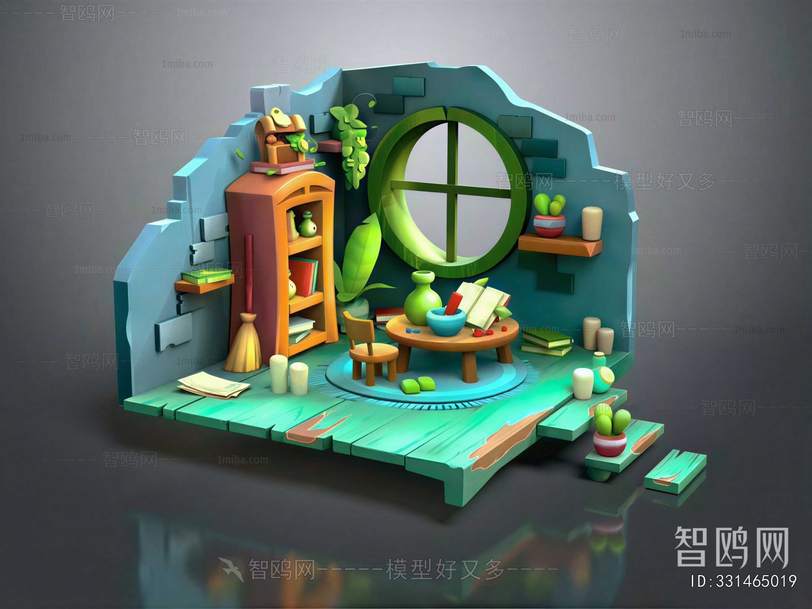 Modern Cartoon House