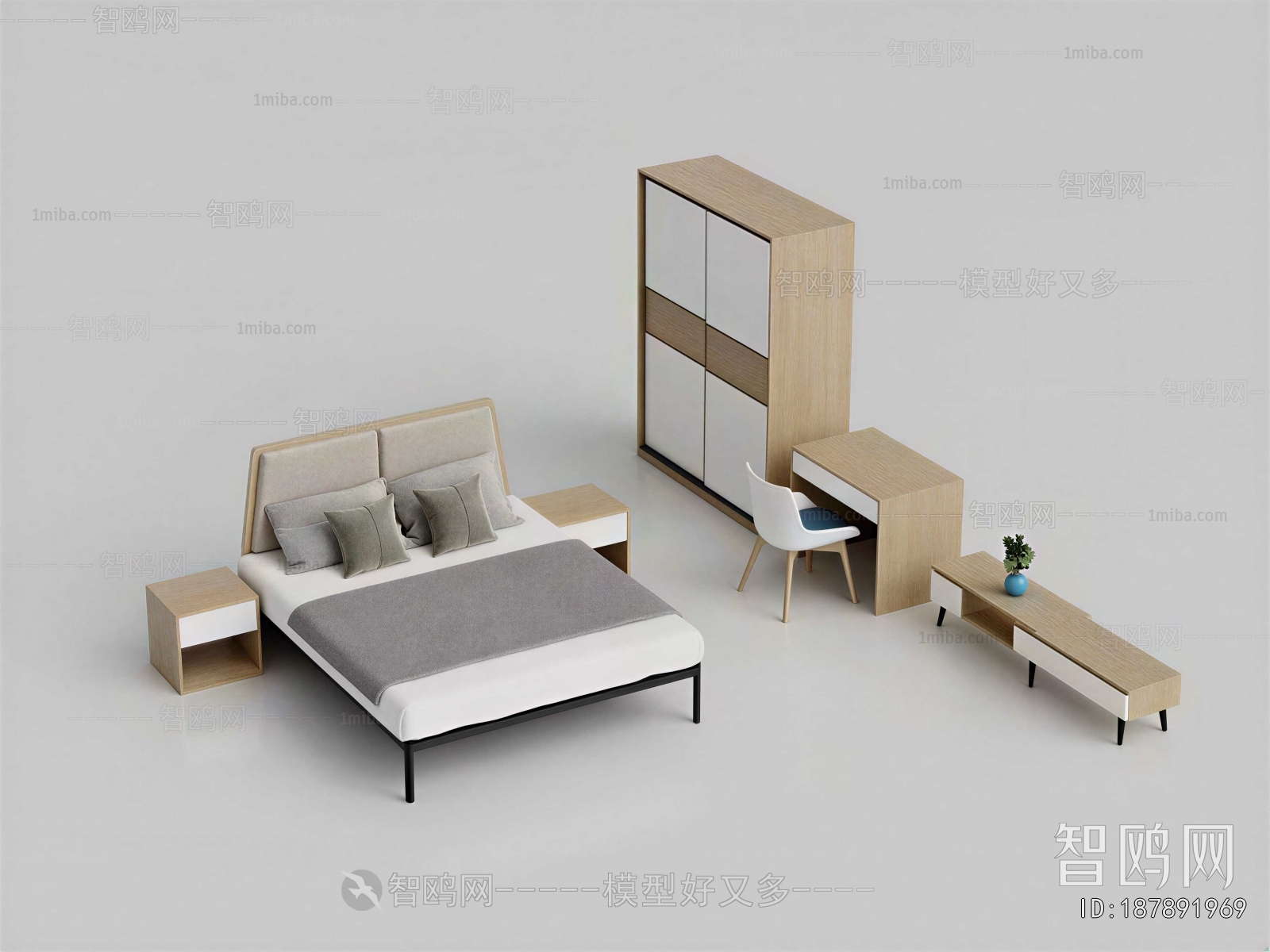 Modern Double Bed
