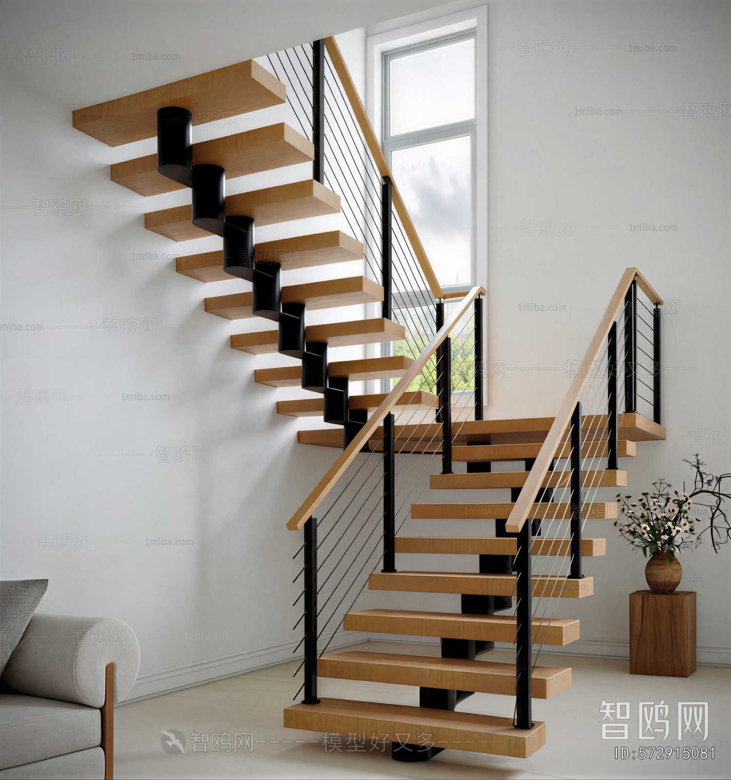 New Chinese Style Stairwell