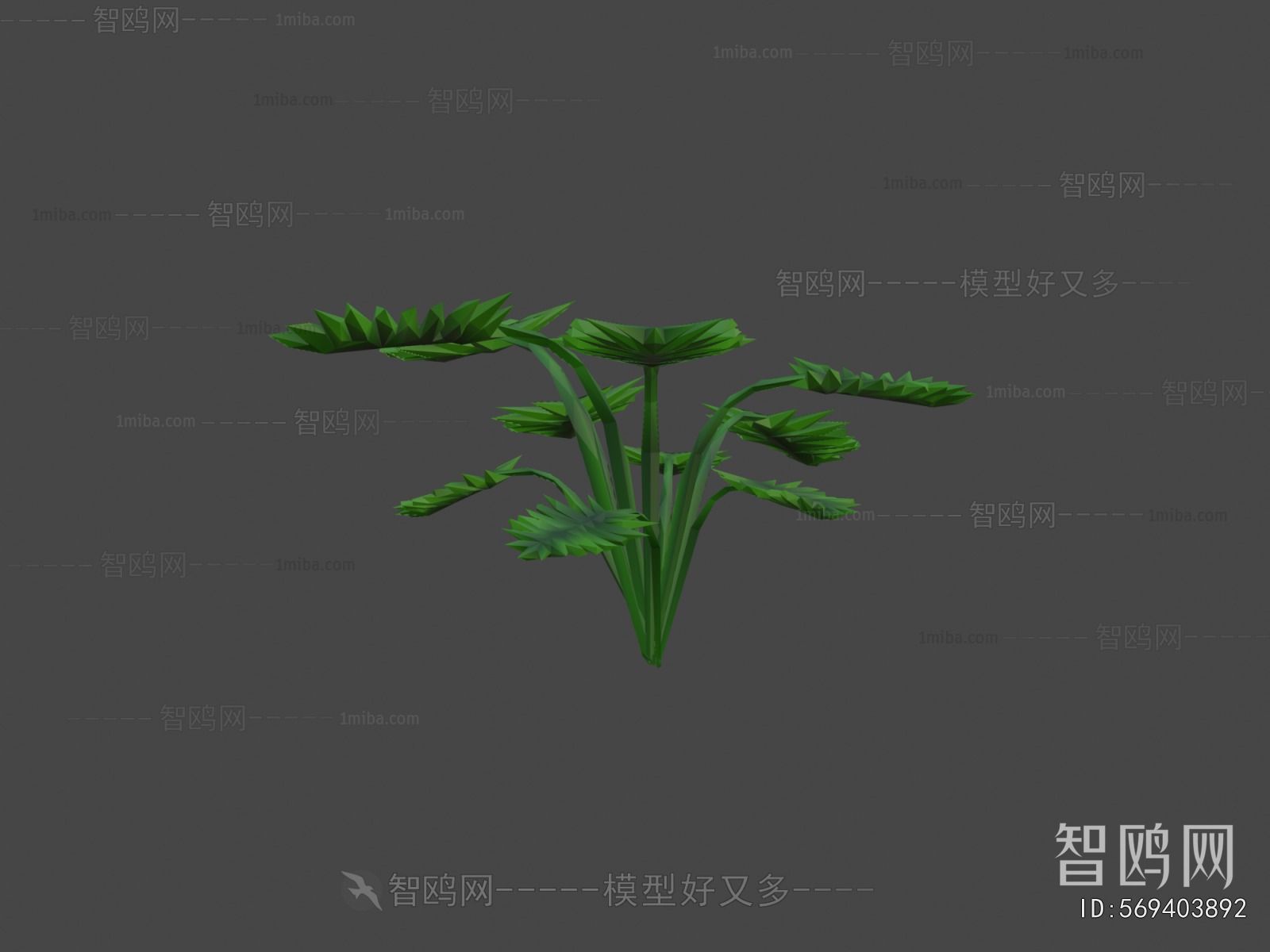 Modern Tree/shrub/grass