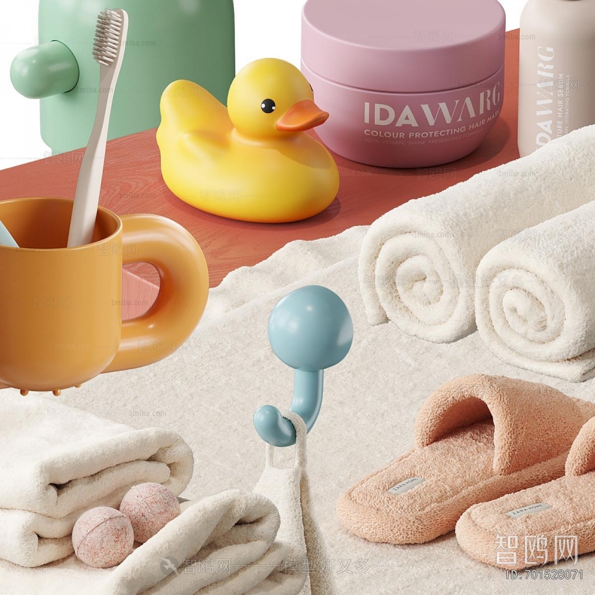 Nordic Style Bathroom Set