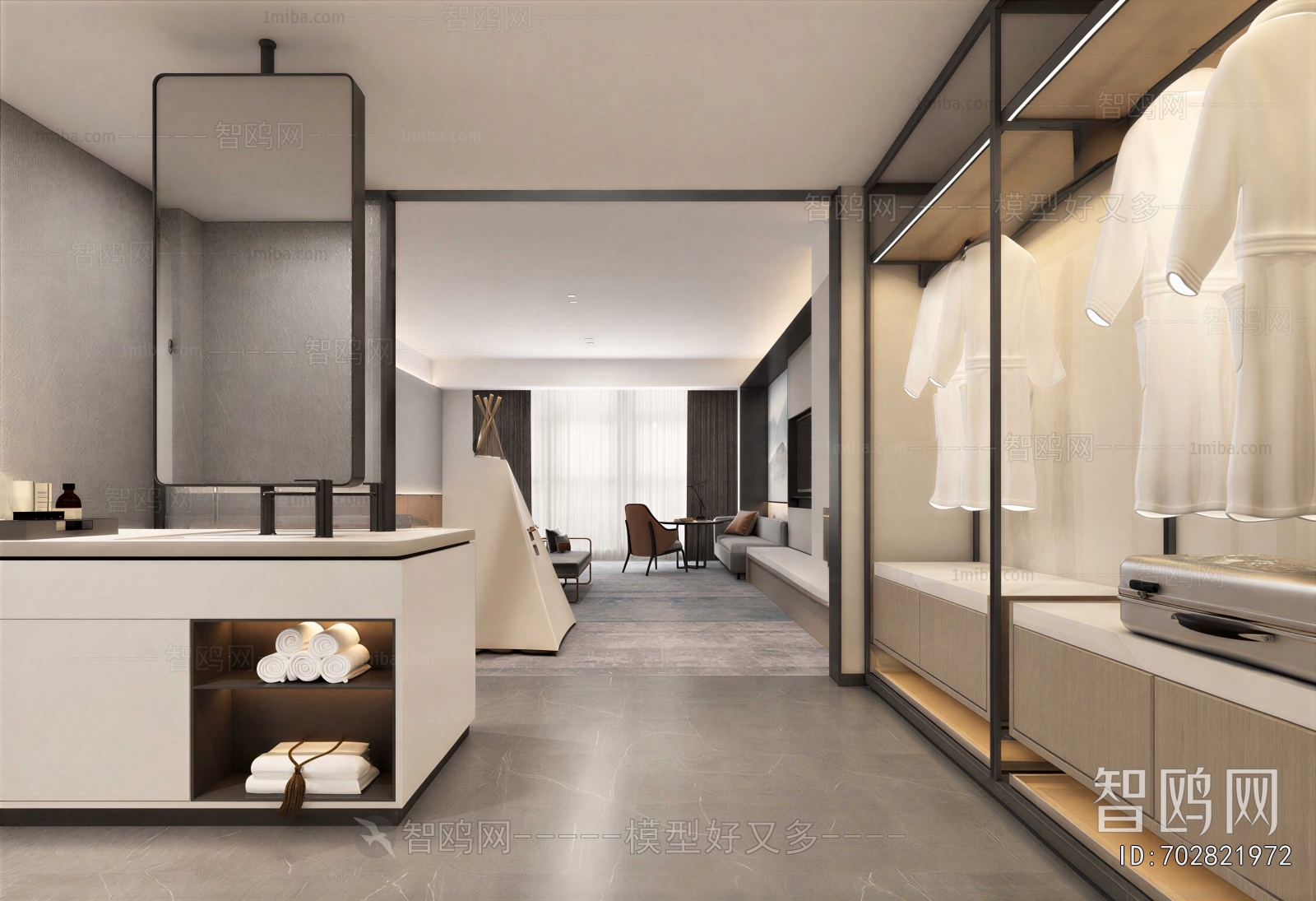 Modern Guest Room