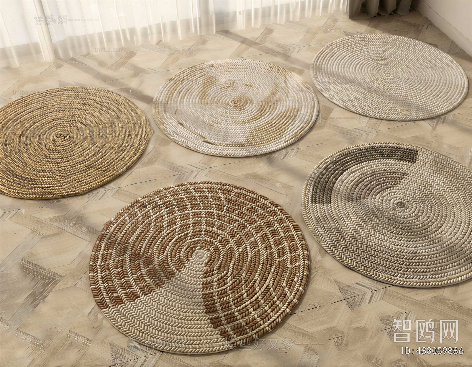 Modern Circular Carpet