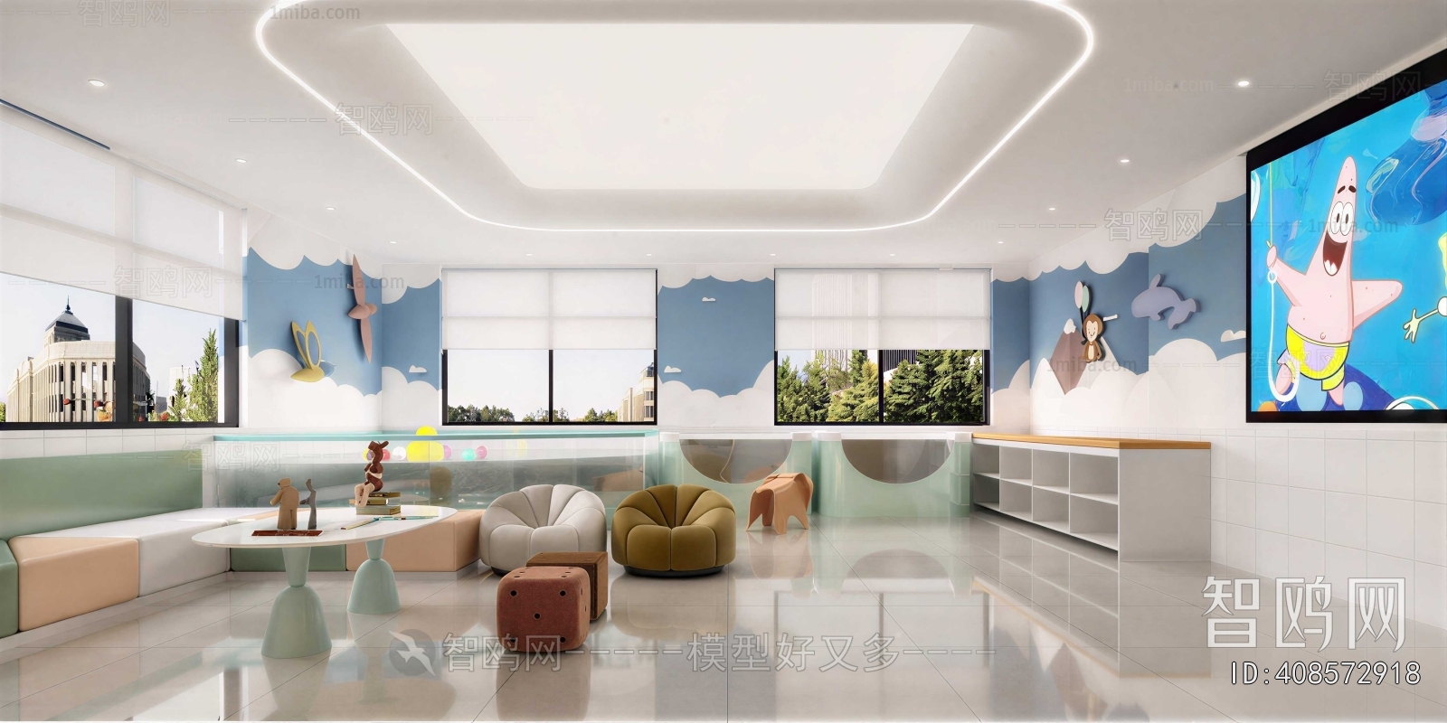Modern Children's Playroom