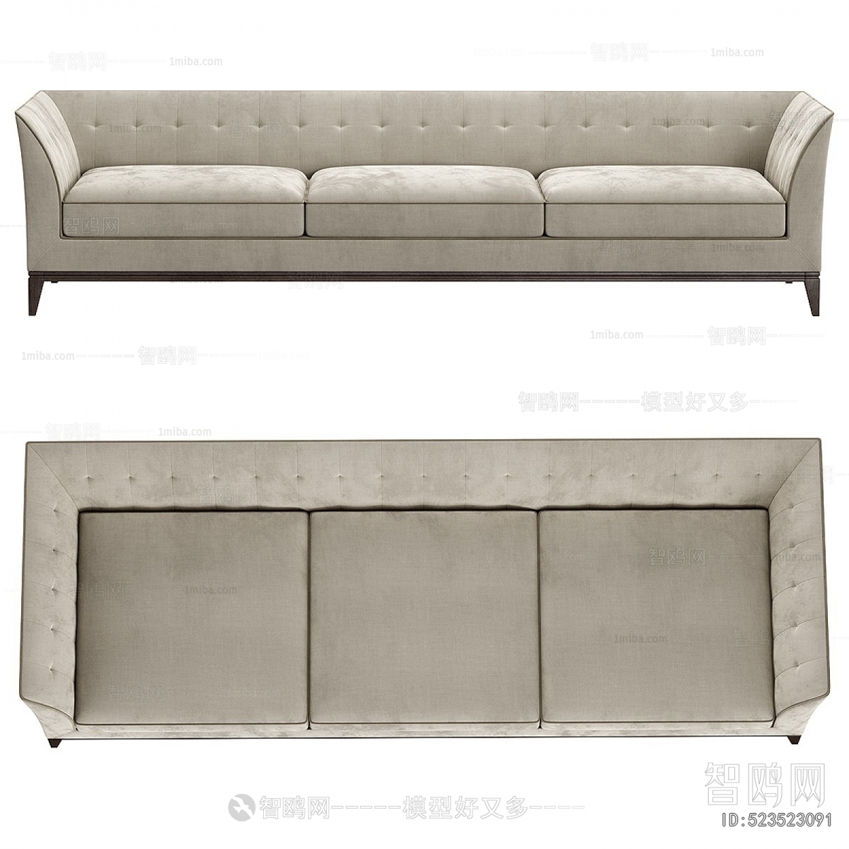 Modern Three-seat Sofa