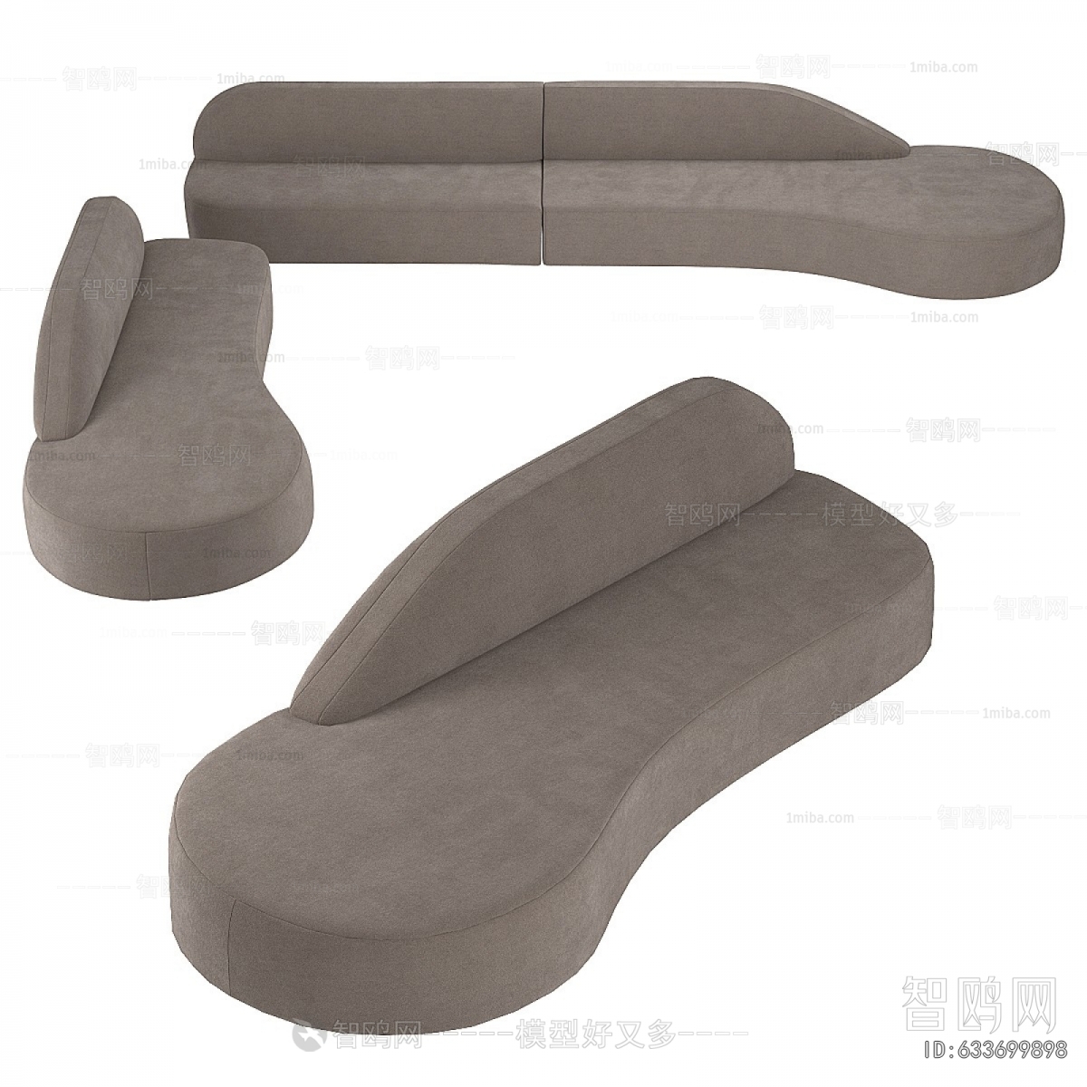 Modern Multi Person Sofa