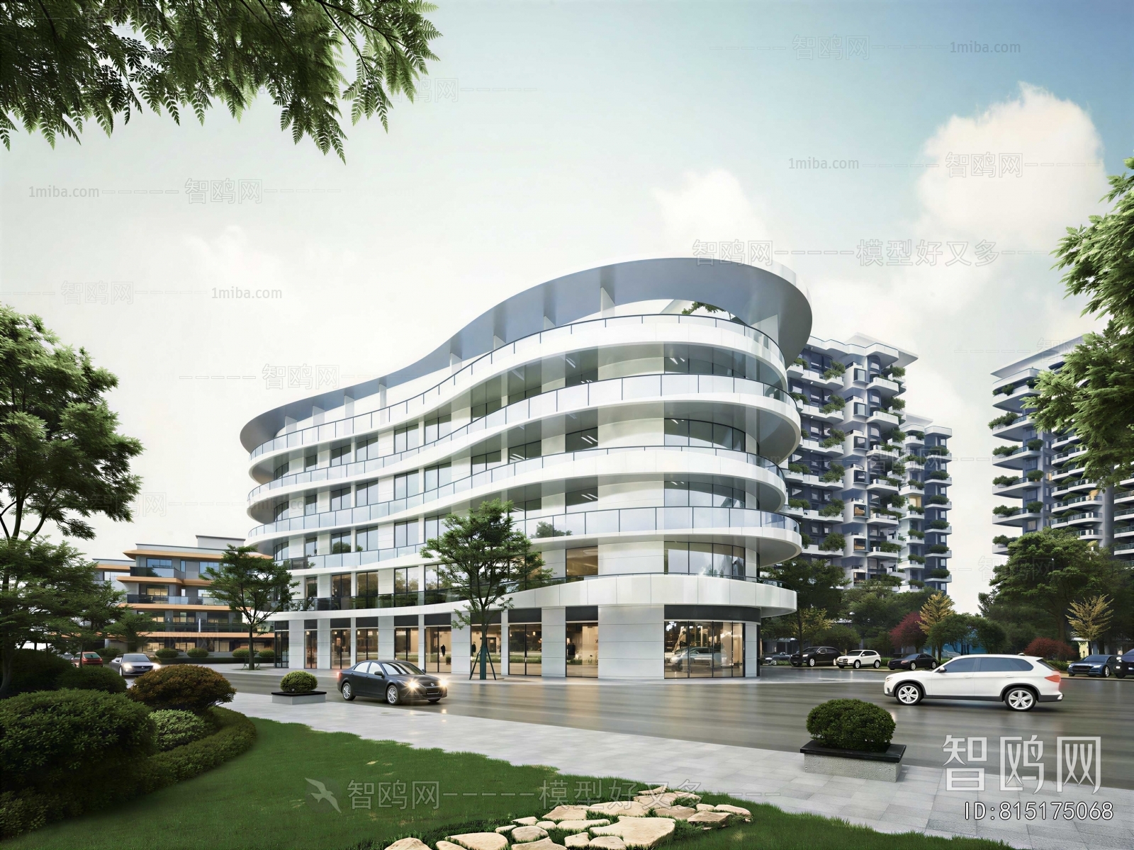 Modern Appearance Of Commercial Building