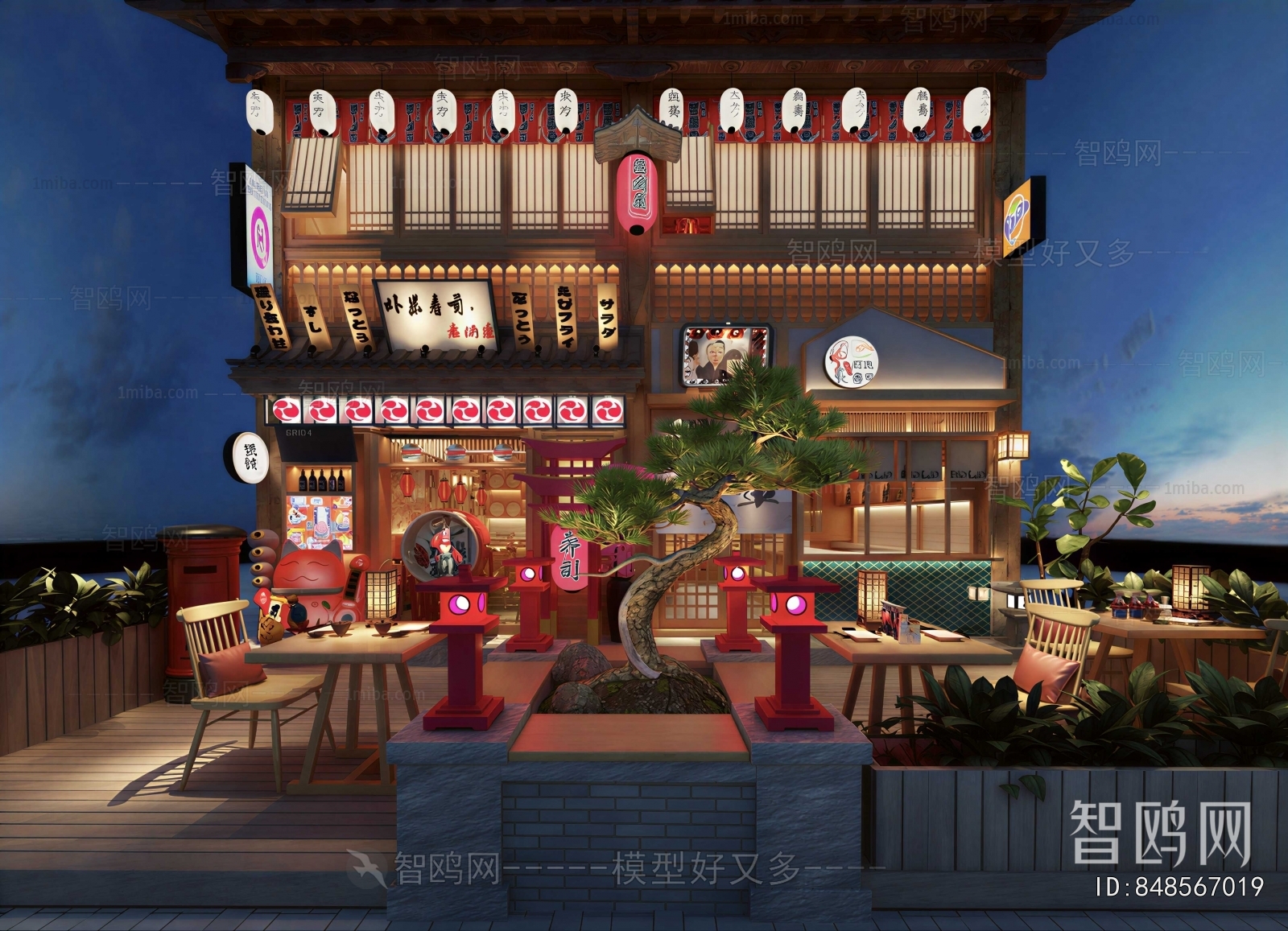 Japanese Style Facade Element