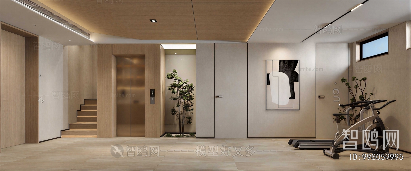 Modern Home Fitness Room