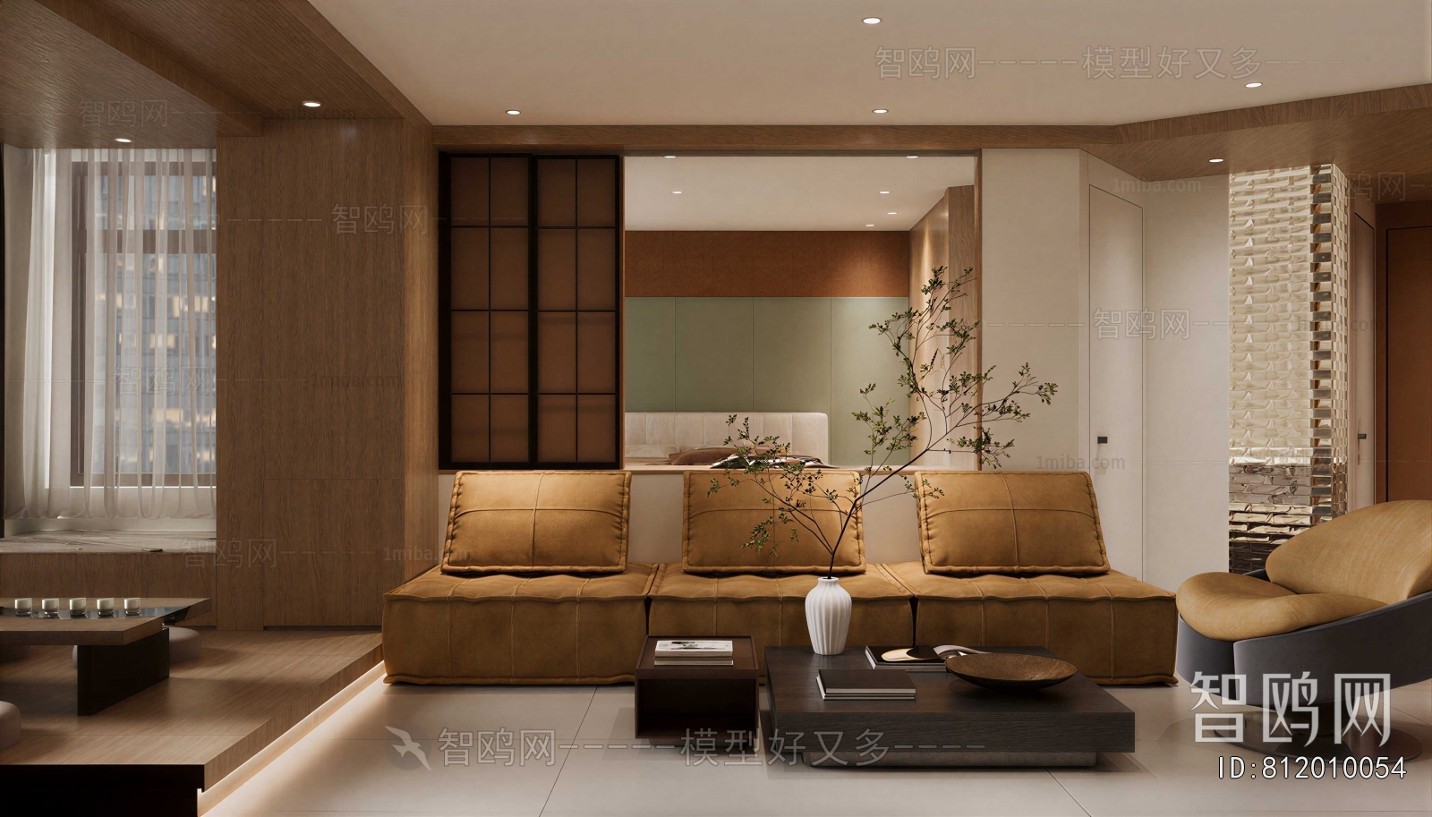 Modern Three-seat Sofa