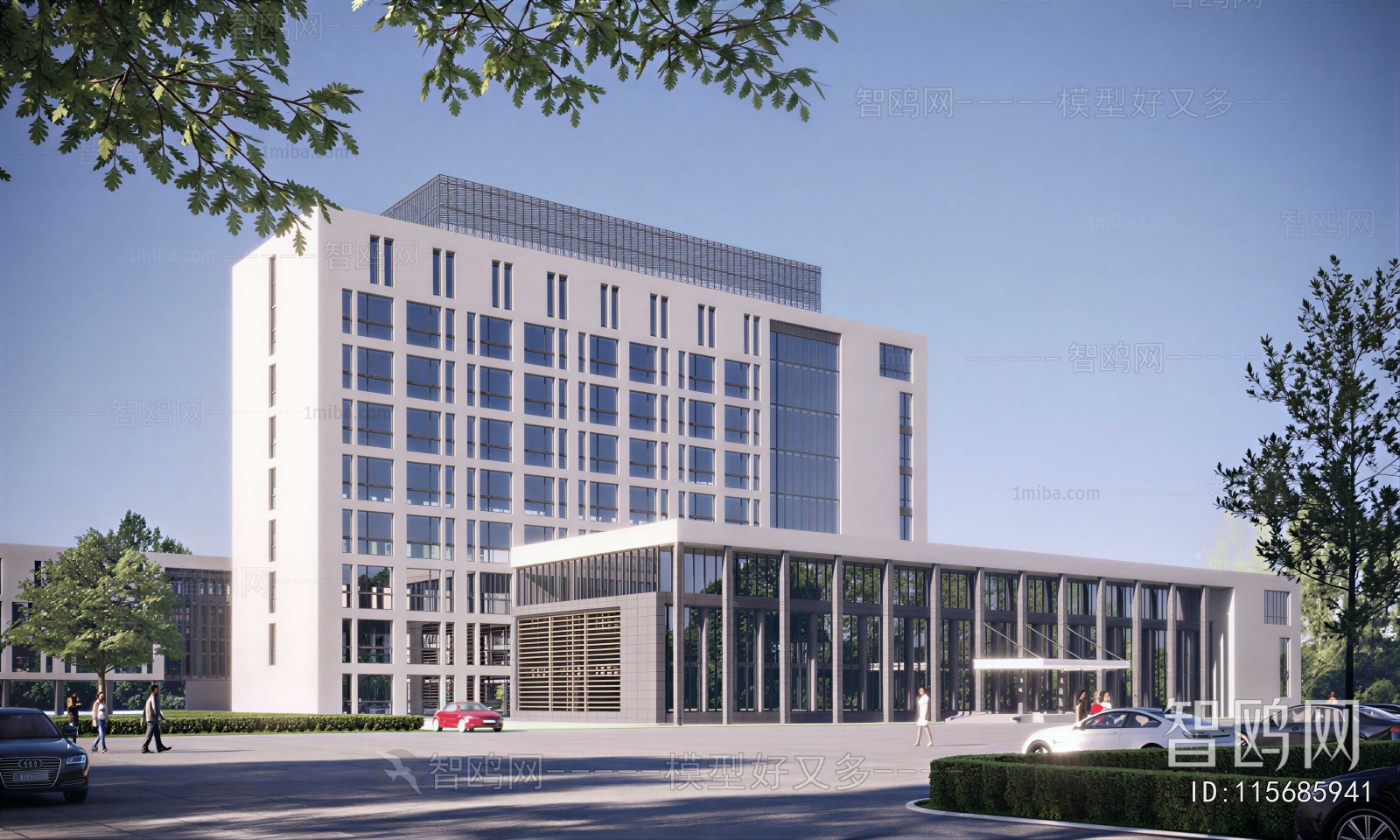 Modern Appearance Of Commercial Building