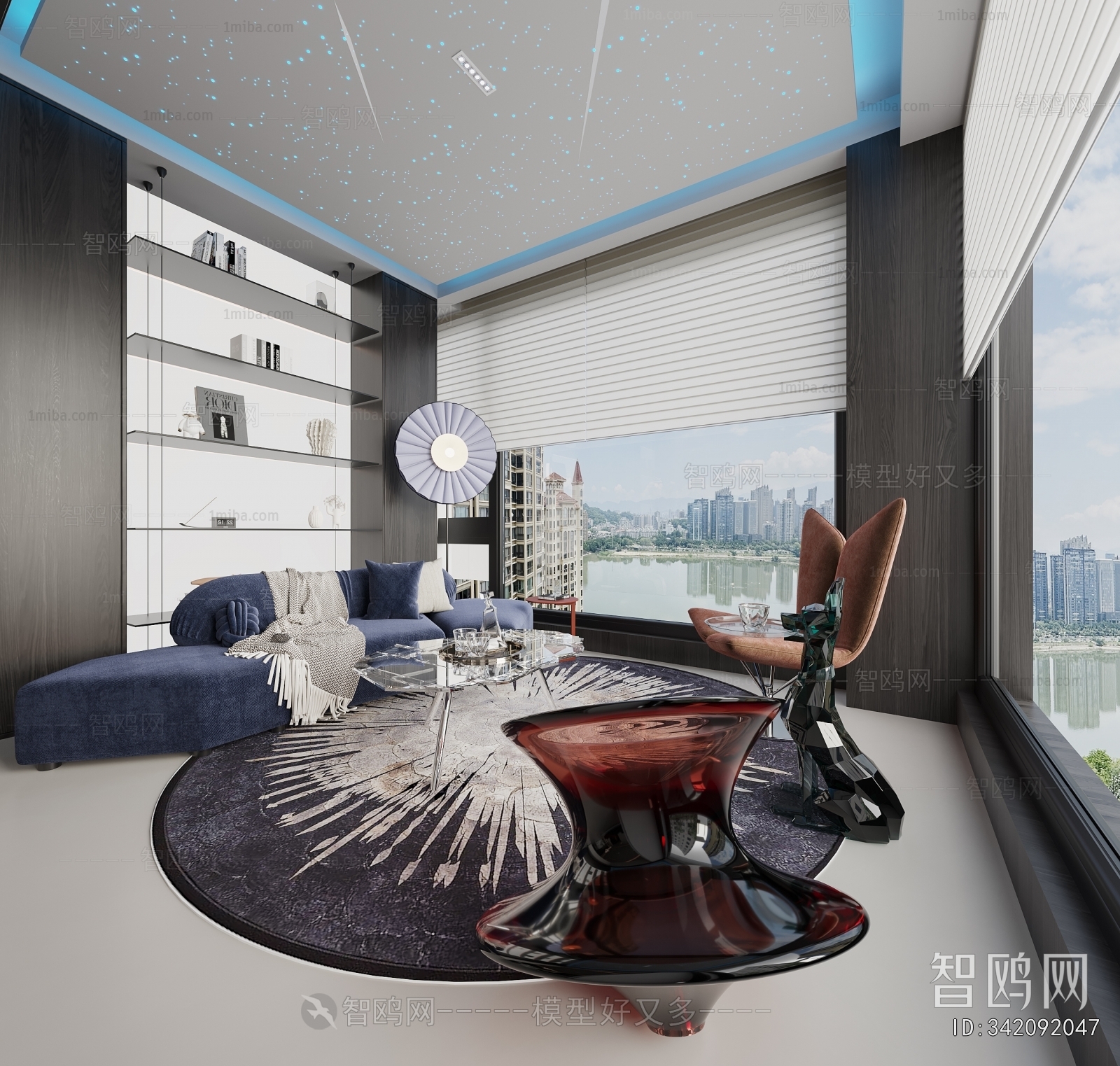 New Chinese Style Leisure Balcony