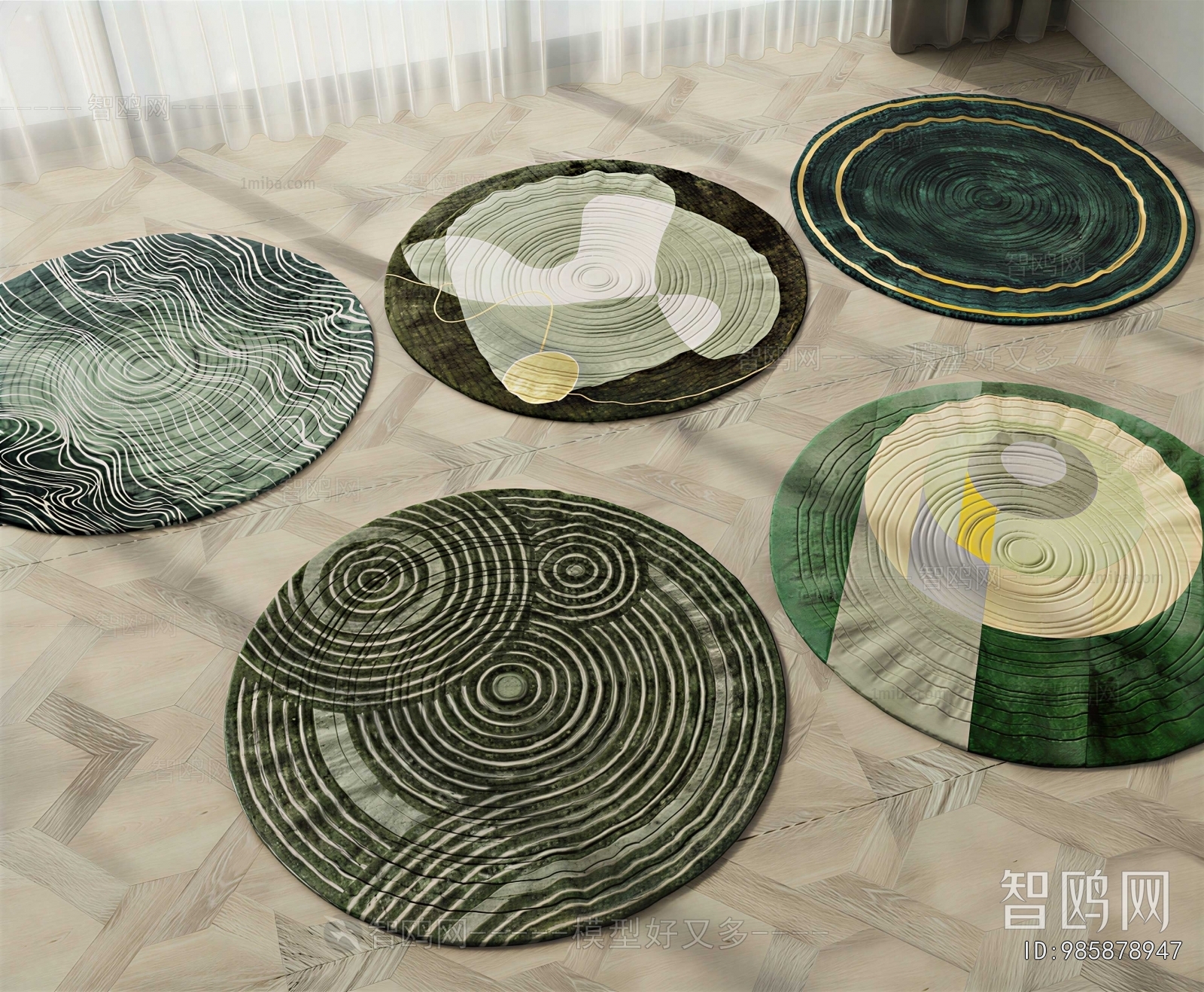Modern Circular Carpet