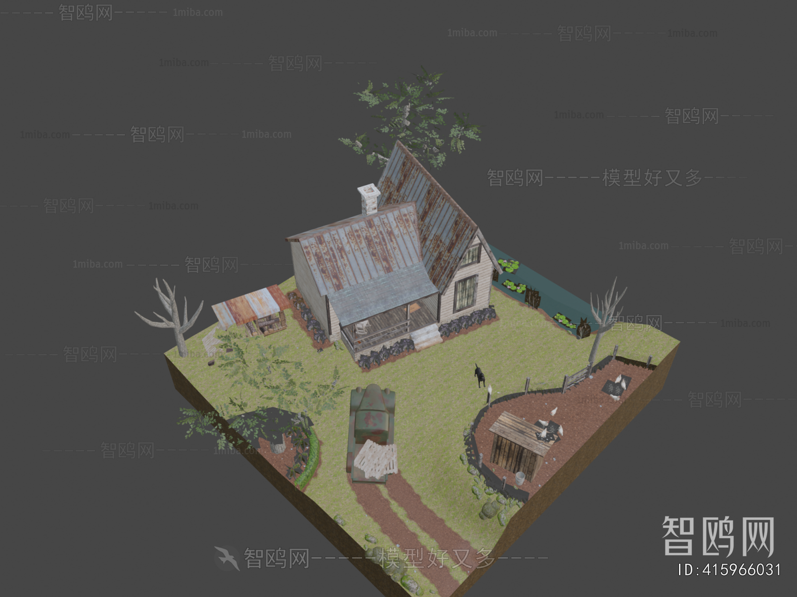 Modern Cartoon House