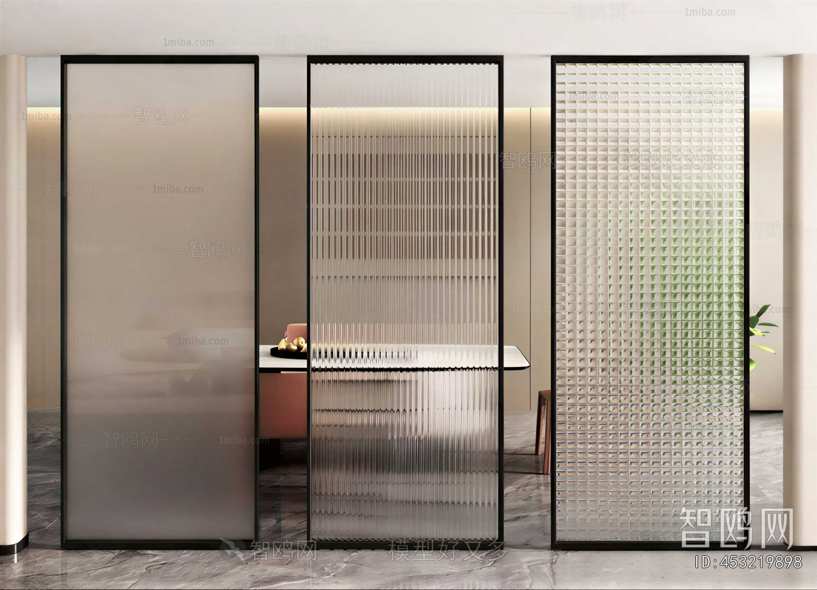 Modern Glass Screen Partition