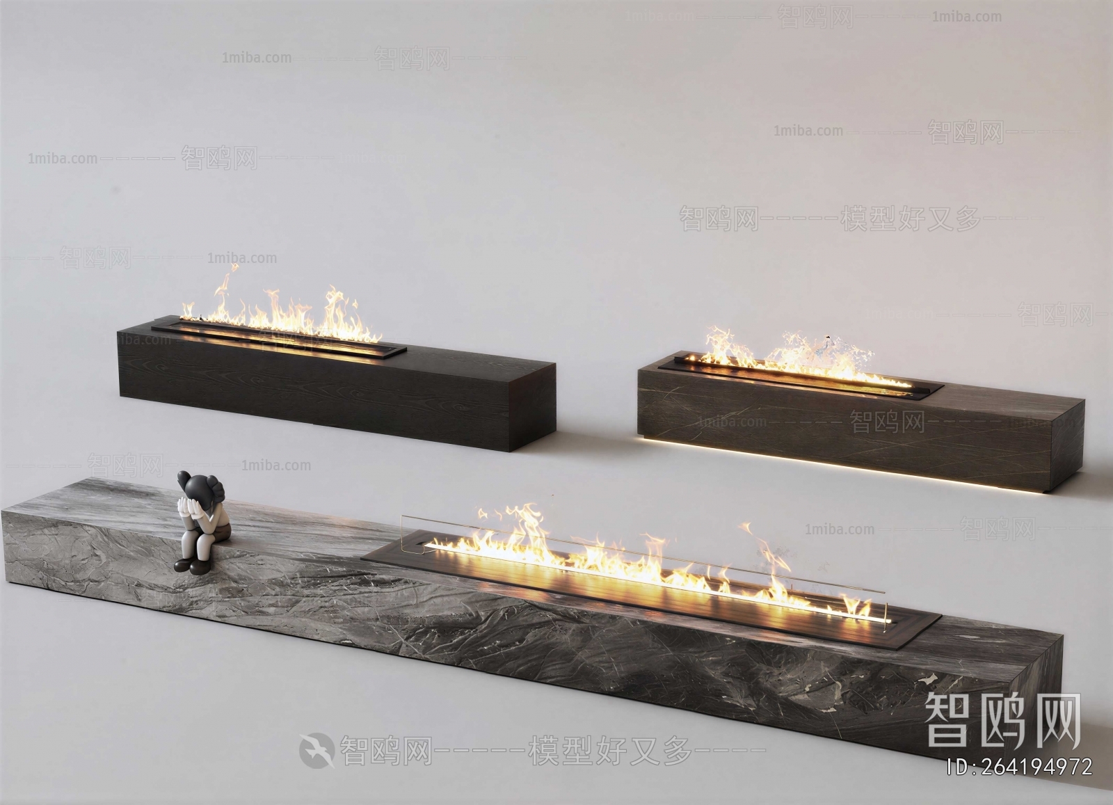 Modern Electronic Fireplace