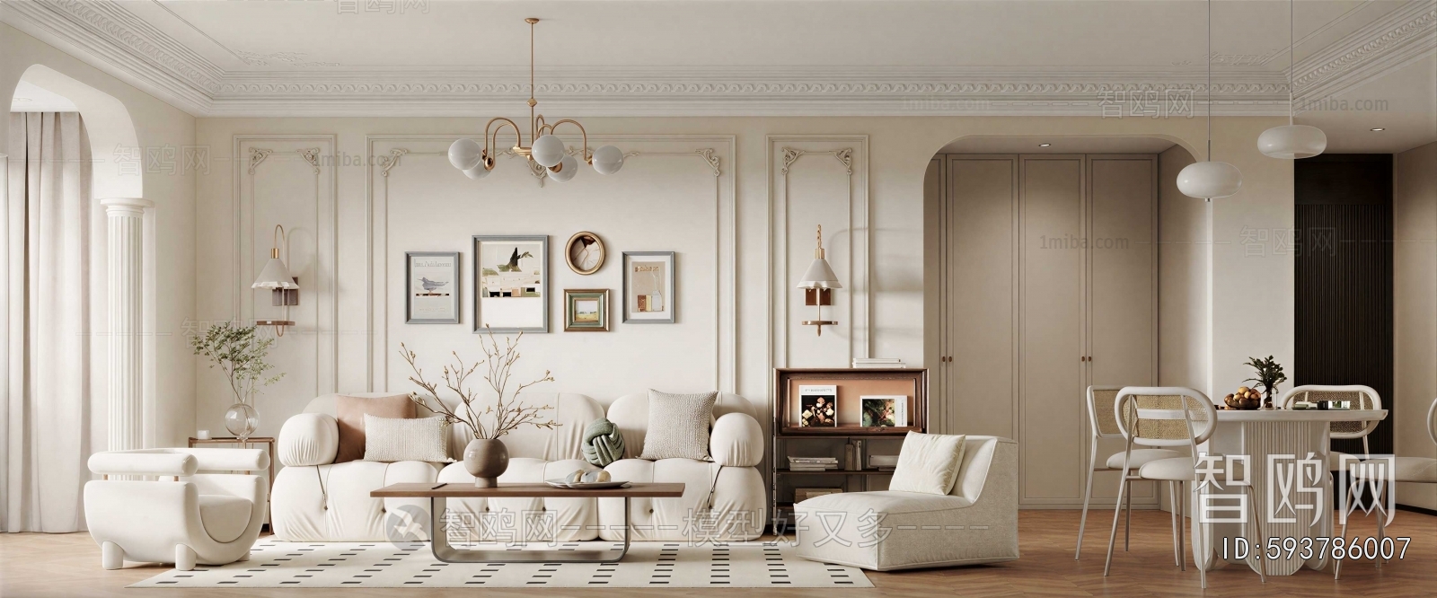 French Style A Living Room