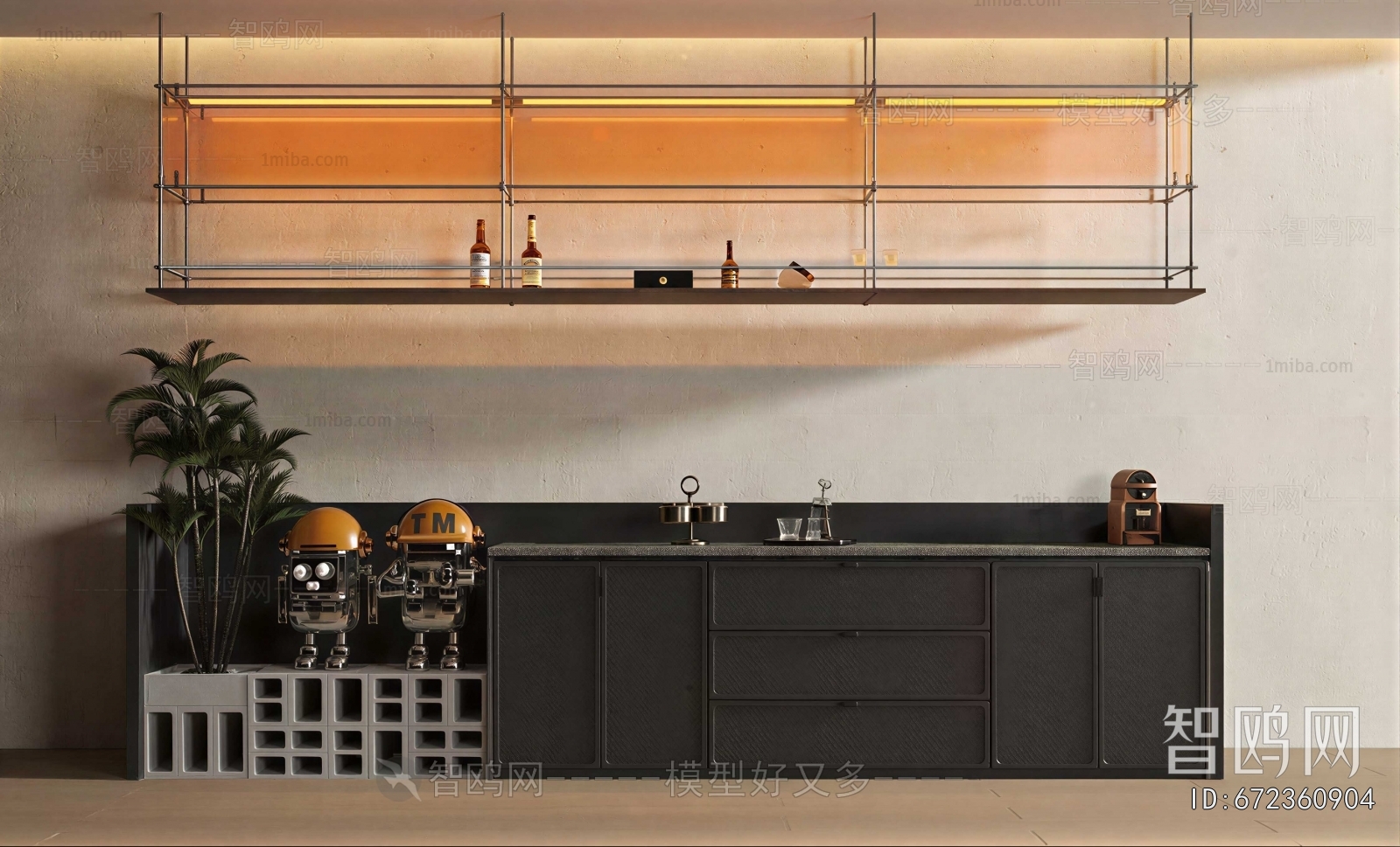 New Chinese Style Sideboard