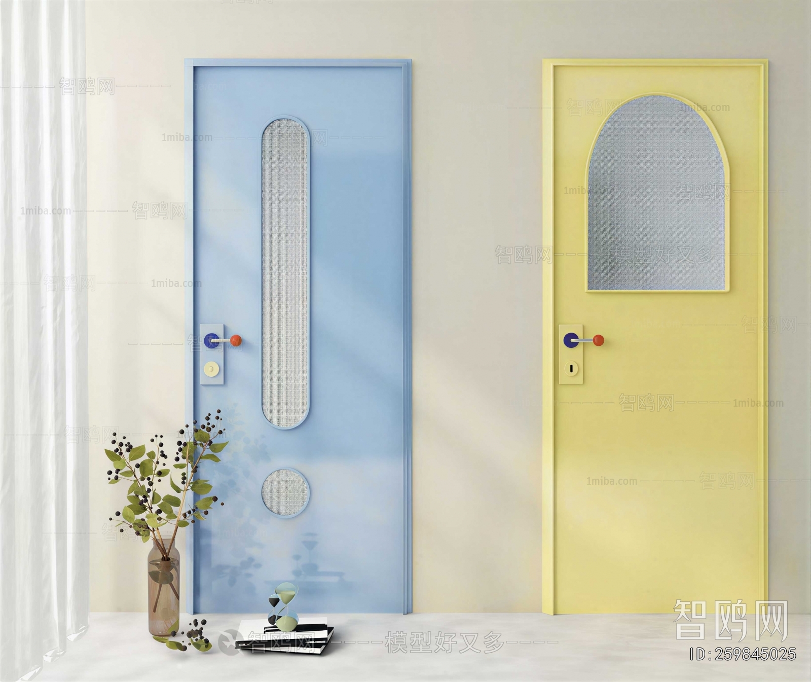 Modern Single Door