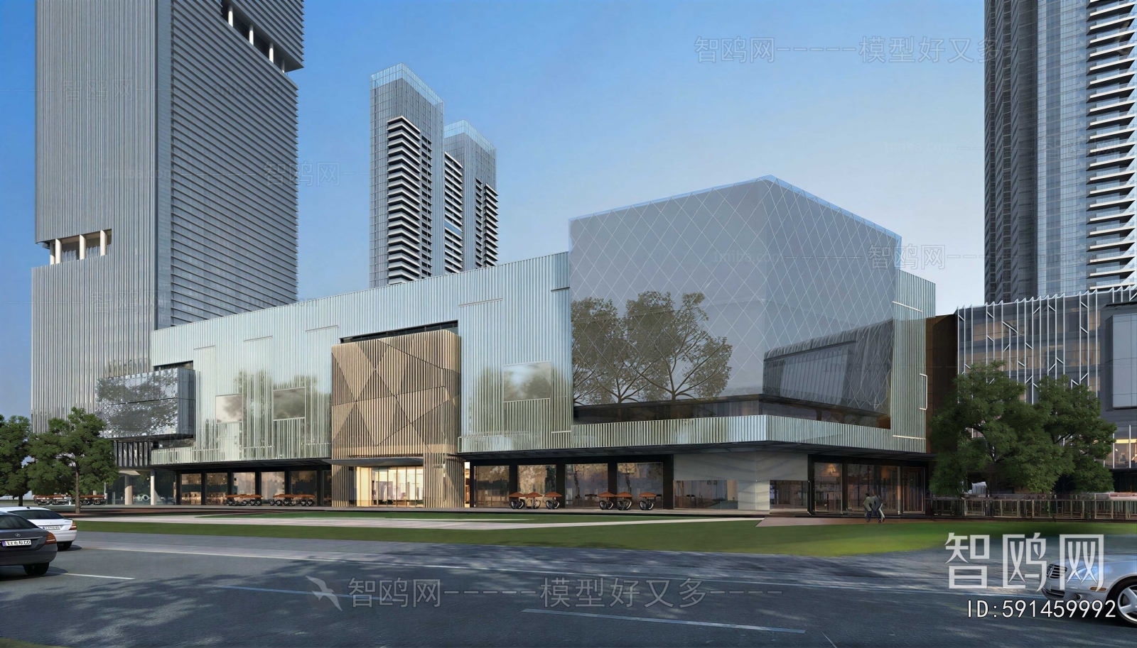 Modern Appearance Of Commercial Building