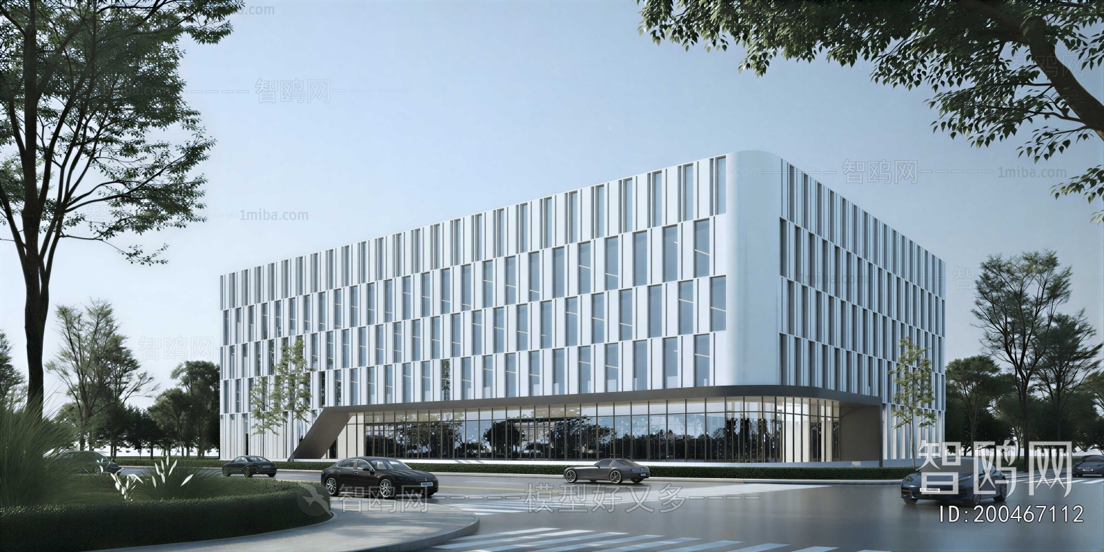 Modern Appearance Of Commercial Building