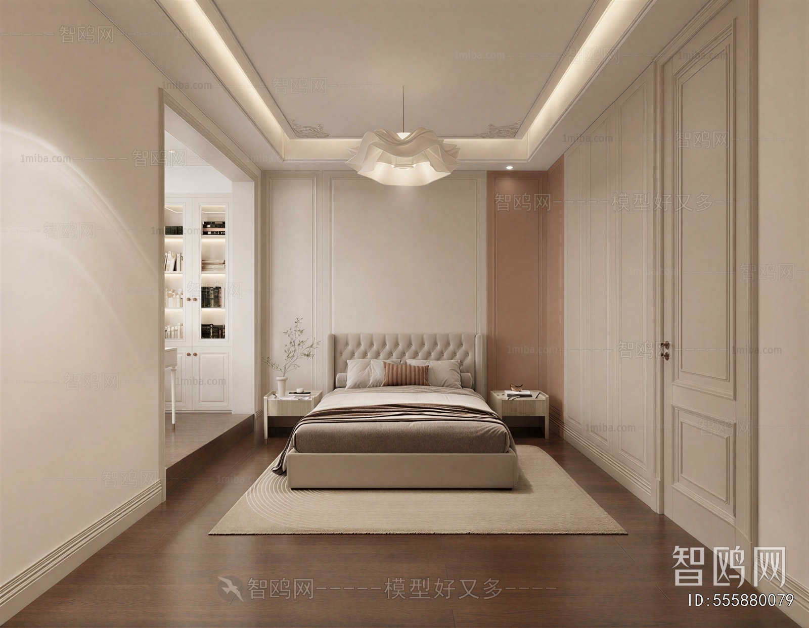 New Chinese Style Bedroom