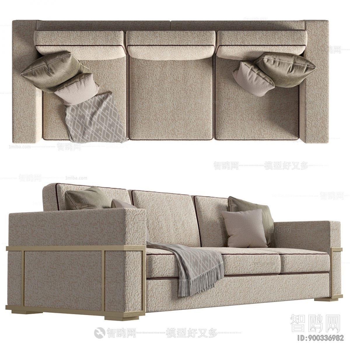 Modern Three-seat Sofa